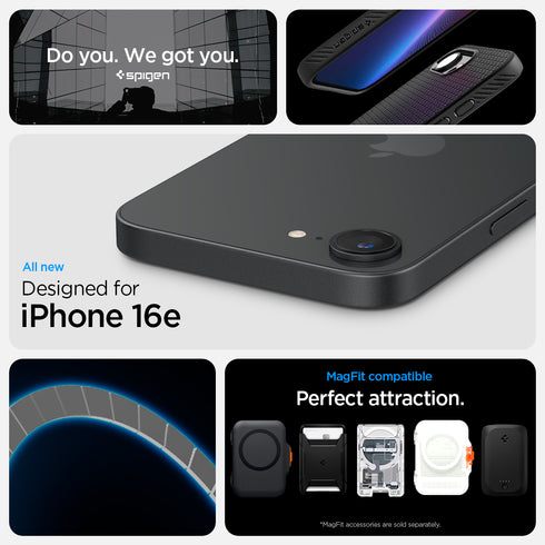 Funda Spigen para iPhone 16e – Liquid Air (MagFit)